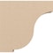 Ekena Millwork 2"W x 10"D x 10"H Thin Van Buren Rough Cedar Woodgrain TimberThane Corbel, Primed Tan CORUR02X10X10VANRCPR - alternate 5